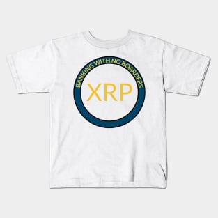 XRP Banking with no Boarders Kids T-Shirt